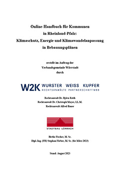 Klimaschutz, Energie und Klimawandelanpassung in Bebauungsplänen