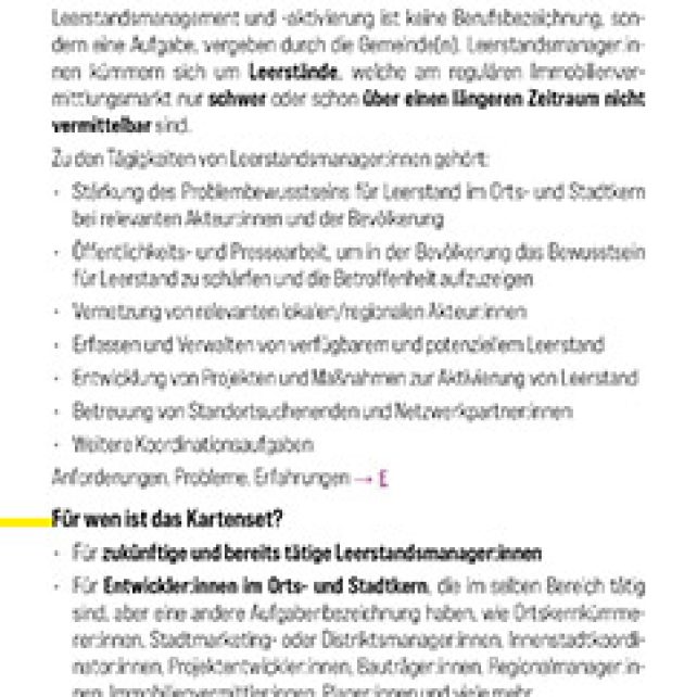 Leerstand mit Aussicht