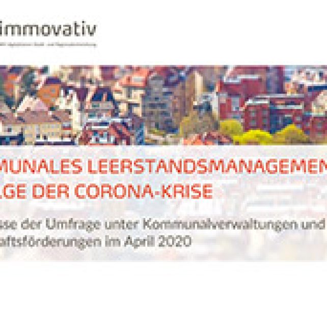 Kommunales Leerstandsmanagement infolge der Corona-Krise