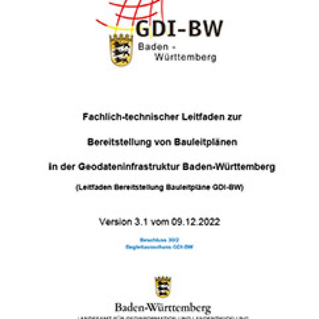Fachlich-technischer Leitfaden zur Bereitstellung von Bauleitplänen in der Geodateninfrastruktur
