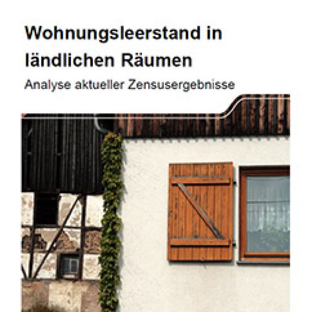 Wohnungsleerstand in ländlichen Räumen